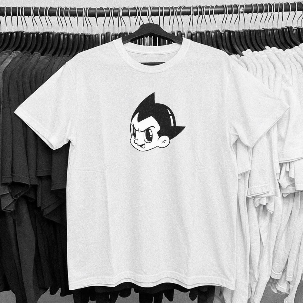 White Astro Boy Streetwear T-Shirt